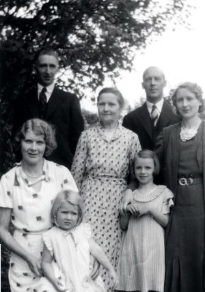 Ingeborg med familj